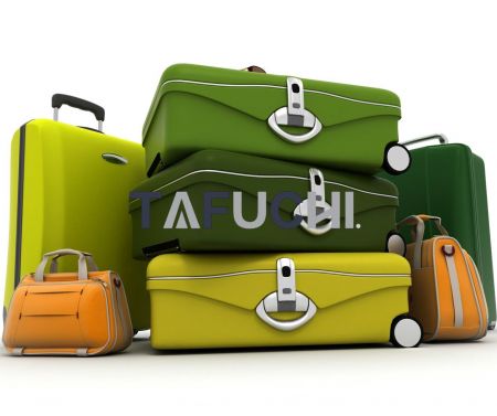 行李箱外殼使用壓克力複合板，耐衝擊、質地輕盈使旅人輕鬆無負擔使用,同時色澤鮮艷並兼備時尚造型感。