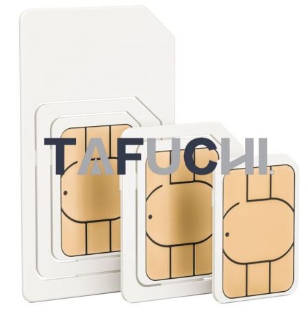 O cartão SIM utiliza a placa de plástico ABS, que possui alta resistência ao calor e é fácil de imprimir.
