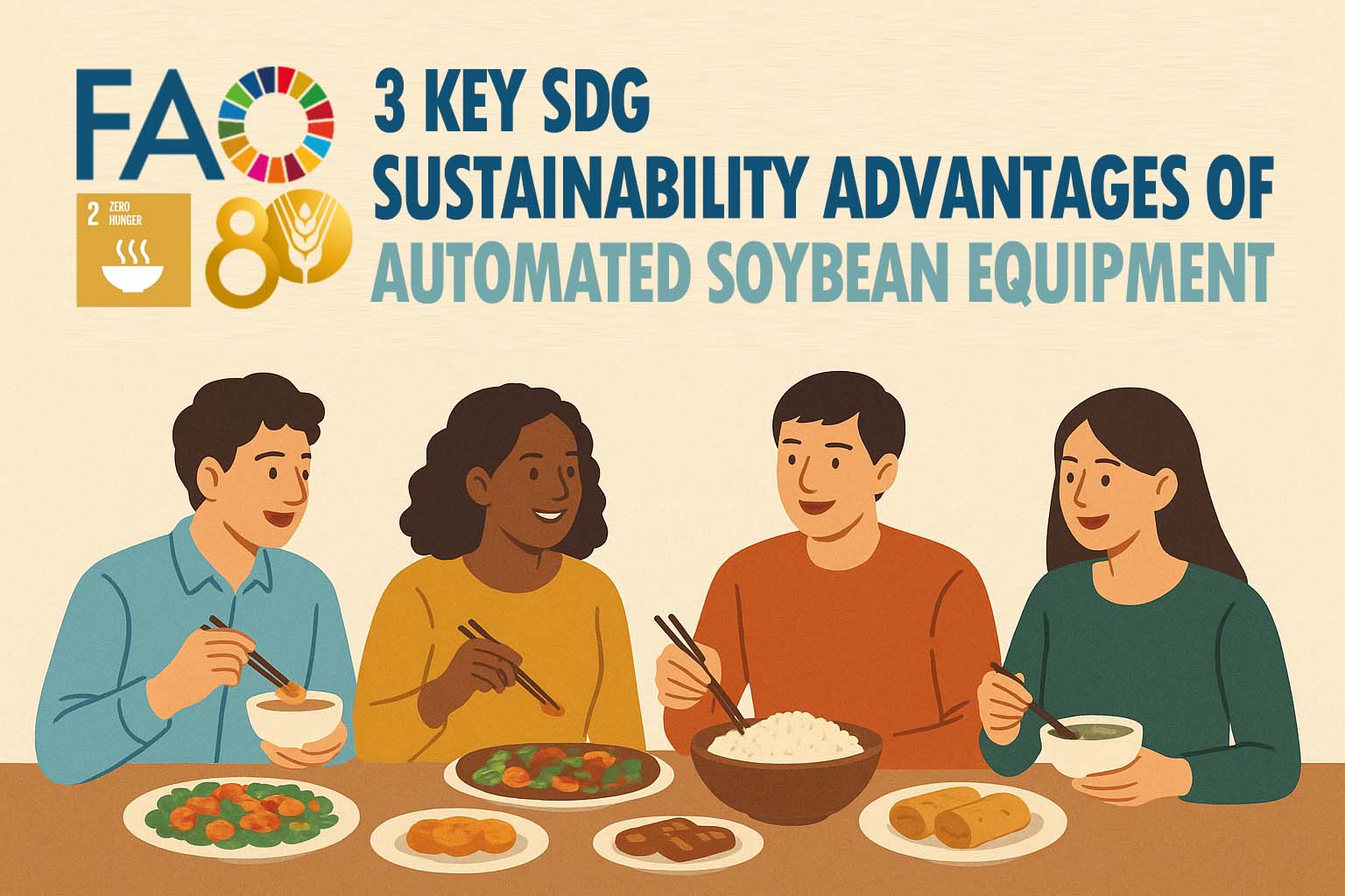自動化黃豆設備的 3 大 SDG 永續優勢