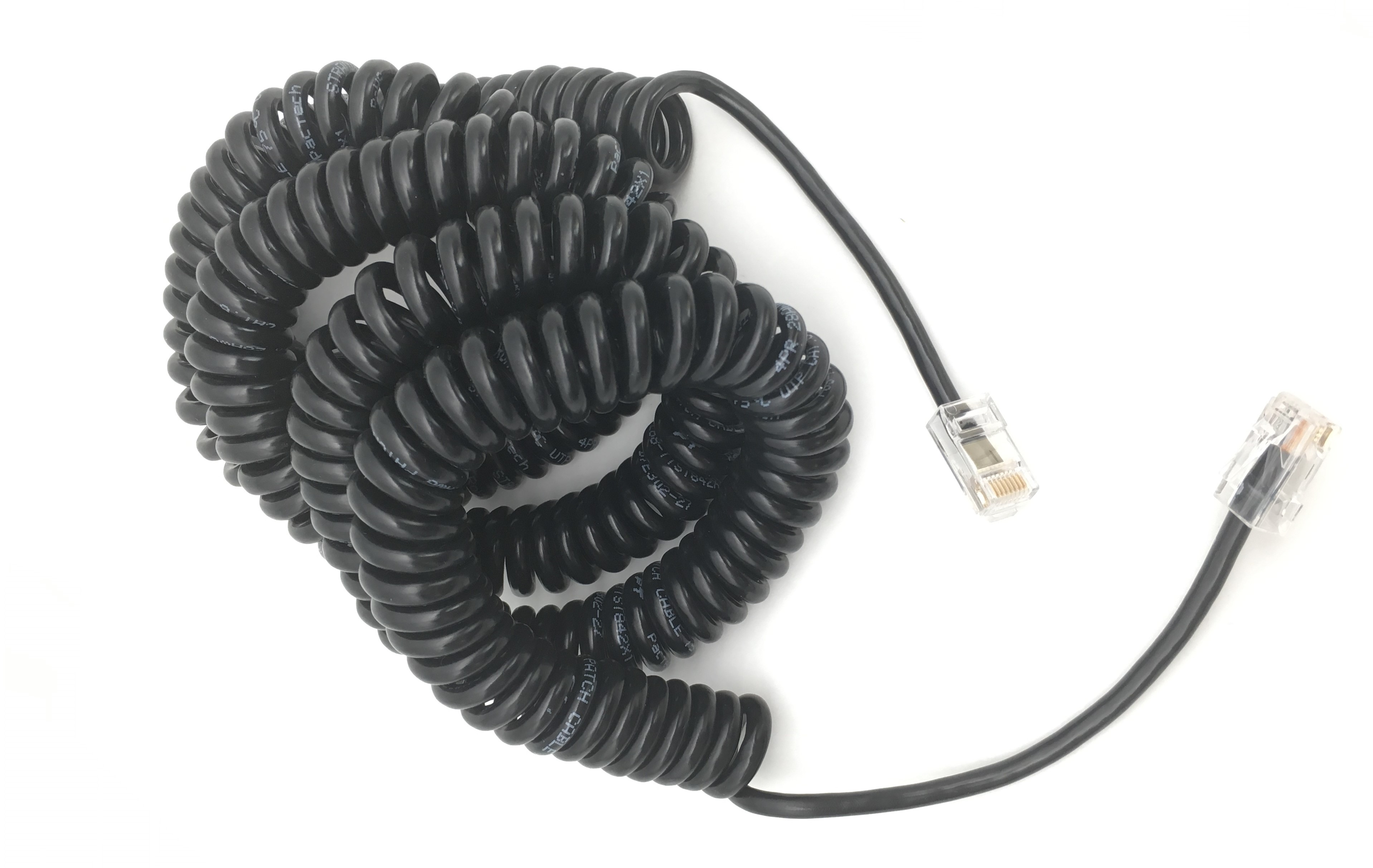 Cable en espiral Cat. 6, Cable de conexión