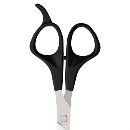 Forbici per taglio dei capelli con manico a farfalla su e giù dal design speciale-1.