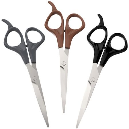 Forbici per taglio dei capelli con manico a farfalla su e giù dal design speciale-2.