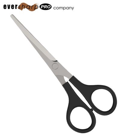 Even Handle without Finger Rest Home Use Hair Cutting Scissors - Plastic Handle Hair Shears Taiwanese Manufacturer