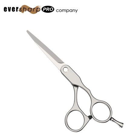 Offset Handle with Detachable Finger Rest Hair Salon Shears - Japanese Stainless Steel Hair Scissors Taiwan
