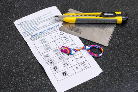 Izgara Kesme Yapışma Testi