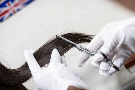 Düz Makaslar ve İnce Makaslar için Saç Simülasyonu Kesim Testi