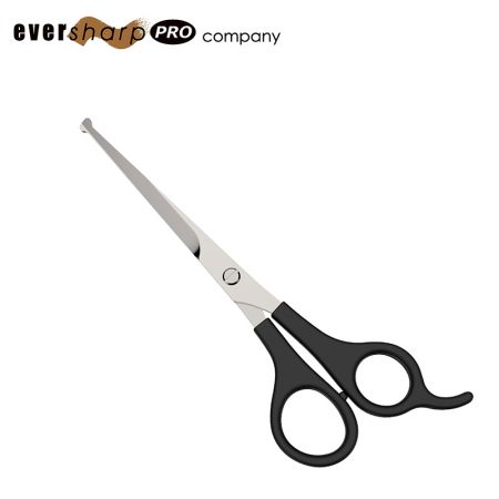 Even Handle Design Home Use Ball Tip Pet Grooming Scissors - Plastic Pet Trimming Scissors Taiwan Producer
