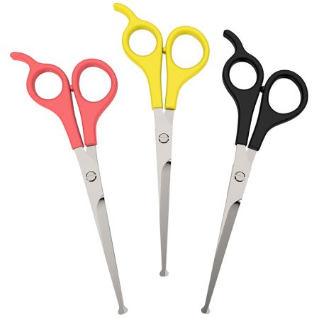 Tijeras de corte de cabello para uso doméstico con diseño de mango uniforme - 2.