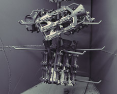 steel bead cleaning machine - one of the lost wax casting processes