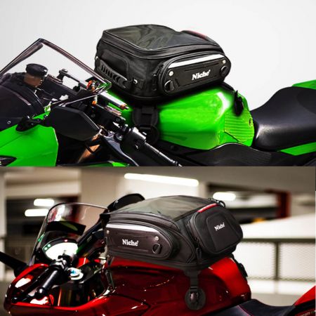 Strong Magnetic Tank bag, Universal fit for MotorcycliPad with touch screene Street bike/Sport bike.