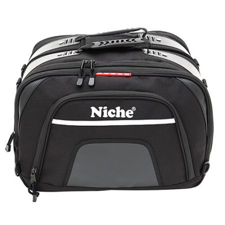Commuter Saddle bag, spacious main compartment large enough to pack 15.6 inches laptop and other equipments for business meeting.