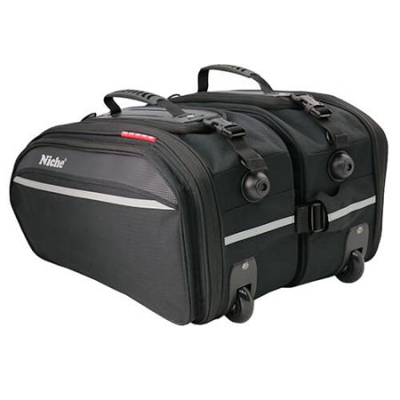 Motorcycle extra large Saddlebags with Wheel and Trolley