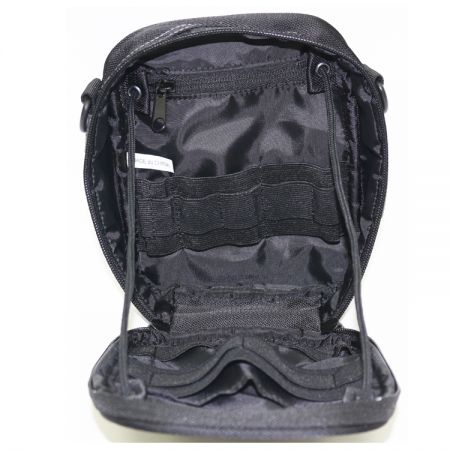 fully open two ways zipper closure Molle tool pouch