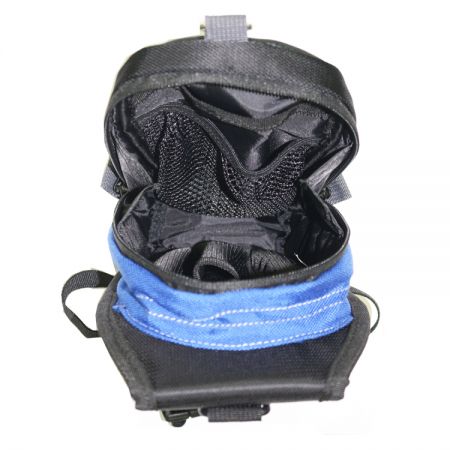 large main compartment zipper closure tool bag with multi-pocket inside