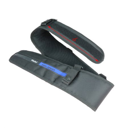 Adjustable hook and loop closure tool comfort waist pad