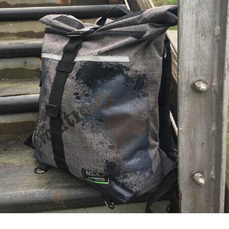 Vandtæt sports taske - Vandtæt sportstaske med særlig trykeffekt