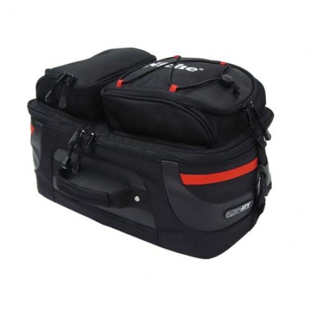 Velkoobchodní ATV zadní taška na nosič s izolovanou chladící taškou, boční taška 22,5 l, rozměry: 45x25x20 cm. - Hlavní oddíl se zipem, dvě zipové vnější kapsy, snadná instalace.