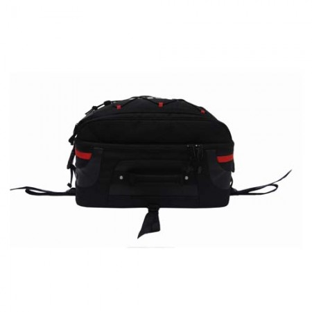 Sac de porte-bagages arrière pour VTT avec poignée solide, facile à transporter d'un endroit à un autre.