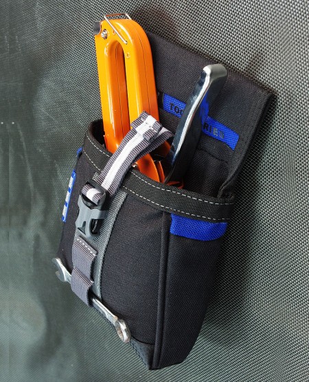 Liten kompakt verktøypose for å bære dine essensielle verktøy eller deler