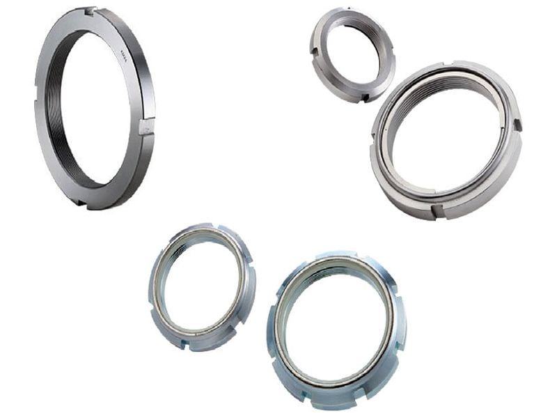 Lock Nut & Prevailing torque bearing nut with metal insert & GUK
