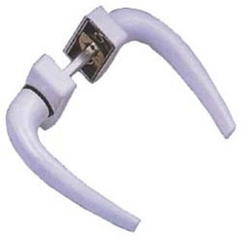 Paire de poignées de porte Prima Aluminium - Argent - Neuve - Bricolage Paire de poignées de porte Prima Aluminium - Argent - Neuve - Bricolage