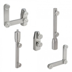 Glass door pivot hinge