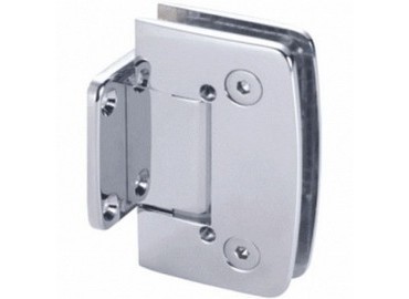 調整可能なガラスヒンジ - 調整可能なガラスヒンジ - 半径コーナーシリーズ