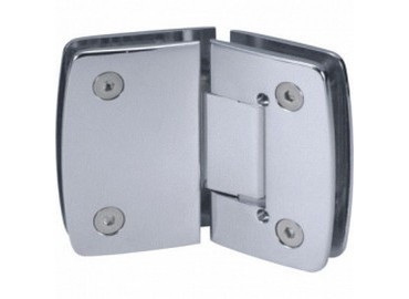 調整可能なガラスヒンジ - 調整可能なガラスヒンジ - 半径コーナーシリーズ
