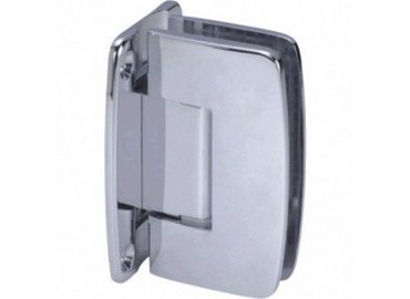 황동 커버 포함 조절 가능한 유리 경첩 - 조절 가능한 유리 경첩 - 반경 코너 시리즈