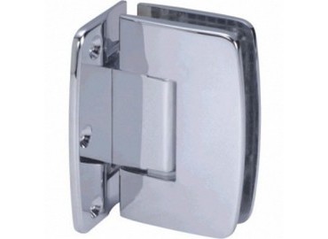 황동 커버 포함 조절 가능한 유리 경첩 - 조절 가능한 유리 경첩 - 반경 코너 시리즈