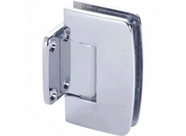 황동 커버 포함 조절 가능한 유리 경첩 - 조절 가능한 유리 경첩 - 반경 코너 시리즈