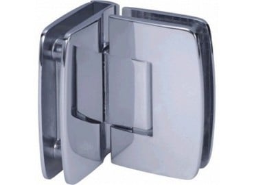 Verstellbare Glastürscharniere mit Messingabdeckung - Verstellbare Glastürscharniere - Radius Corner Serie