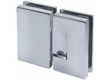 Adjustable Glass Hinges W/ Brass Cover