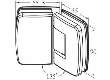 Salamin Hinges, #GHA-71R-135