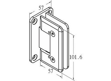 Salamin Hinges, #GHA-90C-GTW