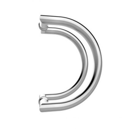 Circular Offset Door Pulls - Grab Bars, Push Bar, Push & Pull Handles, Back to Back Handles, Single Mount Handles, Solid Handles, Tubular Handles.