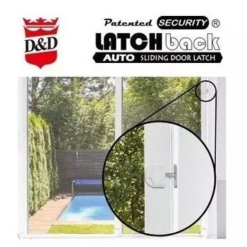 LATCHback Pestillo de puerta corredera automática - LATCHback Pestillo de puerta corredera automática