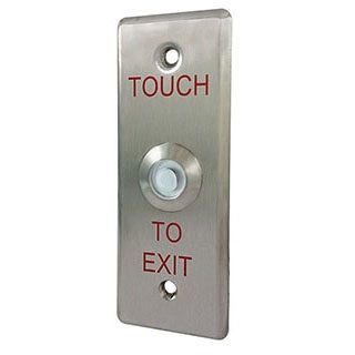 Touch type exit switch na may makitid na faceplate - Exit Switch na may makitid na faceplate