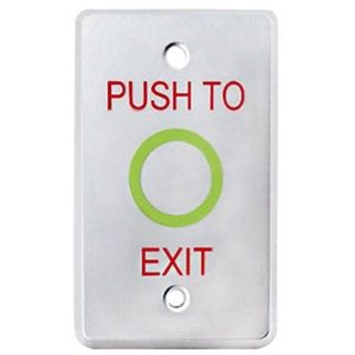 Touch type exit switch with wide faceplate - Exit Switch with wide faceplate