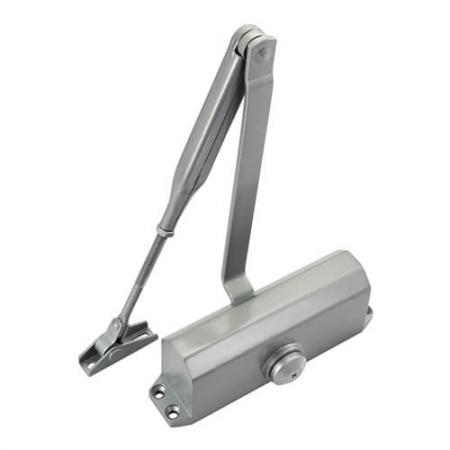 Door Closer similar to Dorma TS 77 - Rack-and-pinion door closer with scissor arm