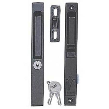 Manija empotrada para puerta corrediza - Conjunto de manija empotrada para puerta corrediza de patio, con cerradura de llave