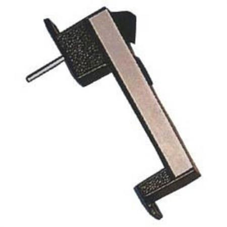 Sliding Handles - Front fixed central handle in aluminium.