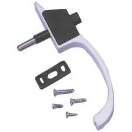 Sliding Handles - Front fixed central handle in aluminium.