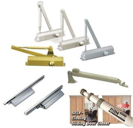 Door Closer - Hydraulic door closer, Pneumatic door closer for storm doors and swing doors