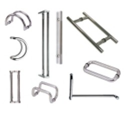 Glass Door Pull - Push pull handle, towel bar