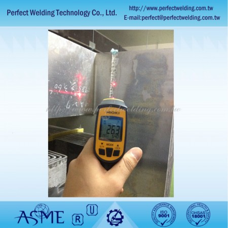 銅箔工場におけるアルミニウム合金溶接導電棒システムの動作温度検出
