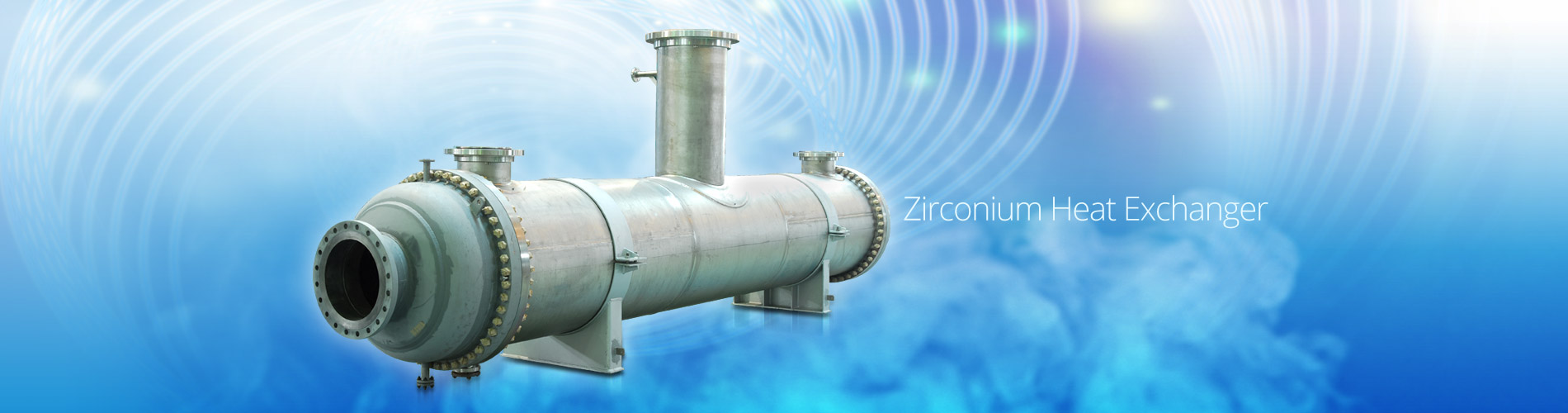 ジルコニウム金属熱交換器