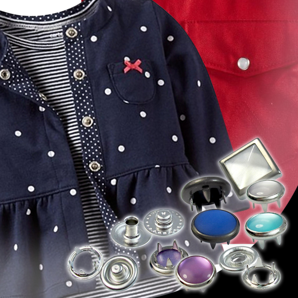 Spring Snaps, Versatile Buttons for All Garments: From Casual to Formal  Wear