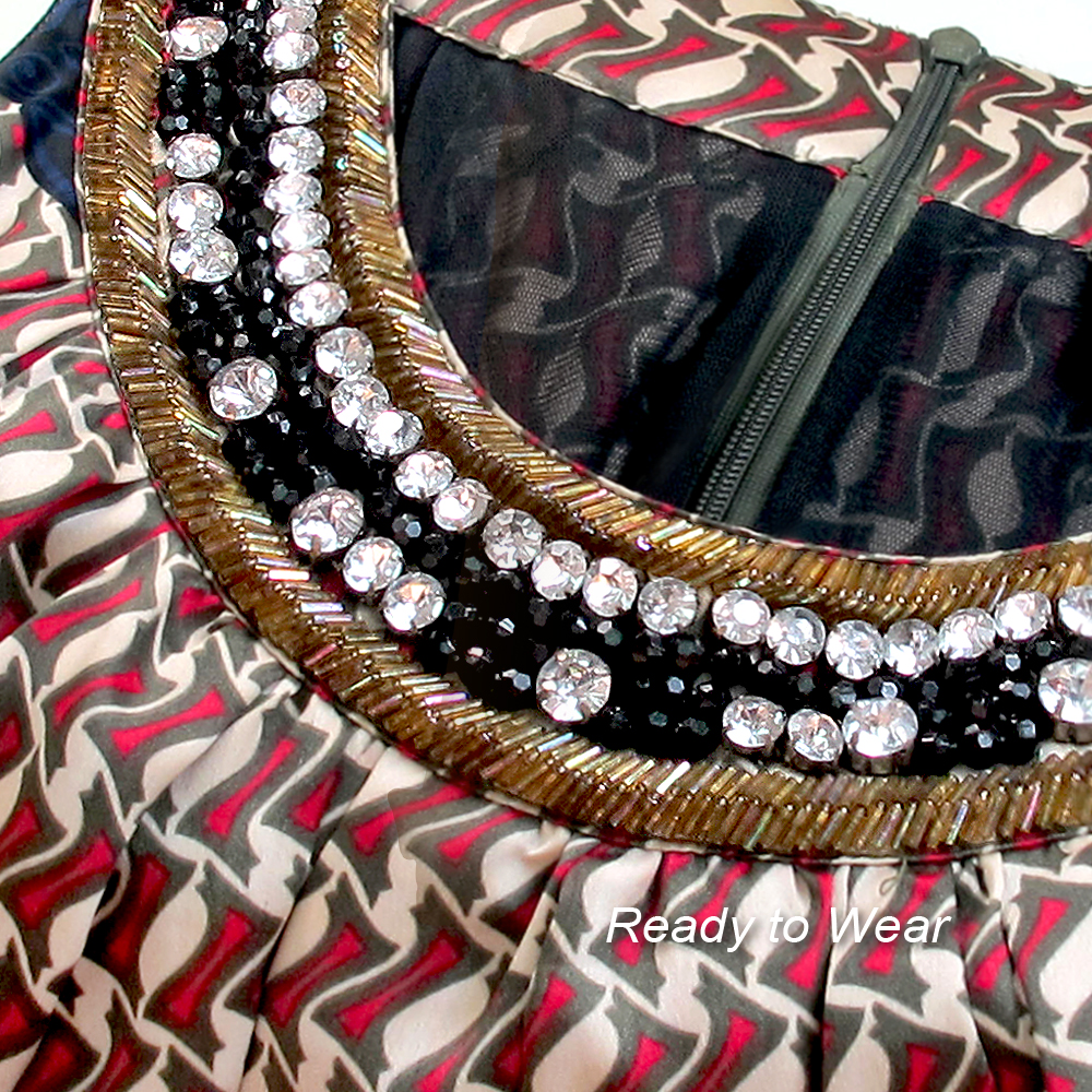 All kinds of buttons and accessories used for ready to wear