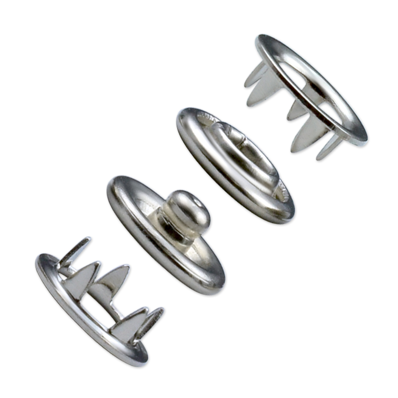 Threaded Button Snap 15mm Prong Ring snap Fastener | OEM & Bulk Supply - Four Brothers